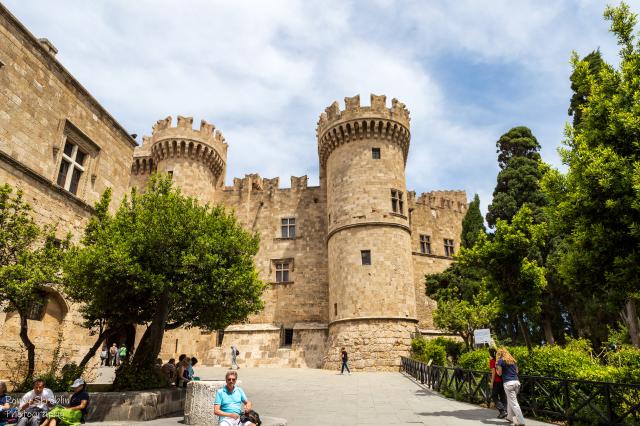 Rhodos Stadt - Blick zum Großmeisterpalas