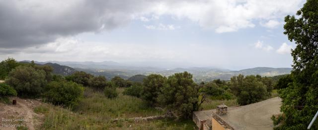Blick von Siana auf die Landschaft