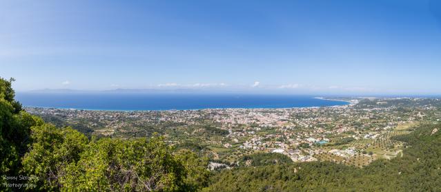 Blick auf Rhodos' Nordküste
