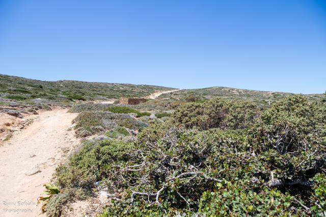 Kap Prasonisi - der Weg hinauf, weiter zur Südspitze