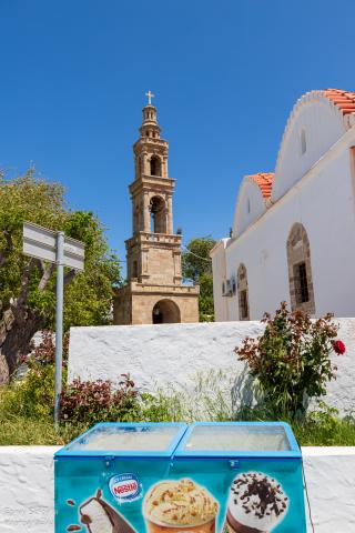 Dorfplatz von Lachania