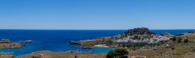 Noch ein Blick auf Lindos mit Akropolis