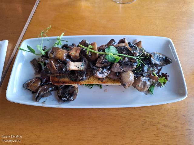 Abendessen im "Halladale Inn"