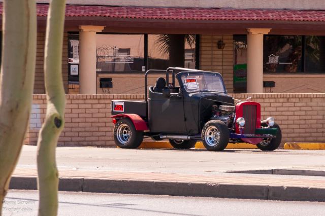 Vor dem Frühstücksrestaurant