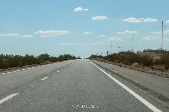 Auf der I-8 Richtung Westen